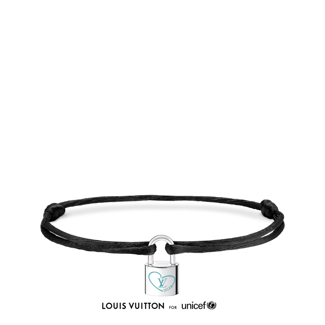 Silver Lockit x Felix Bracelet, Silver, Blue Lacquer and Black